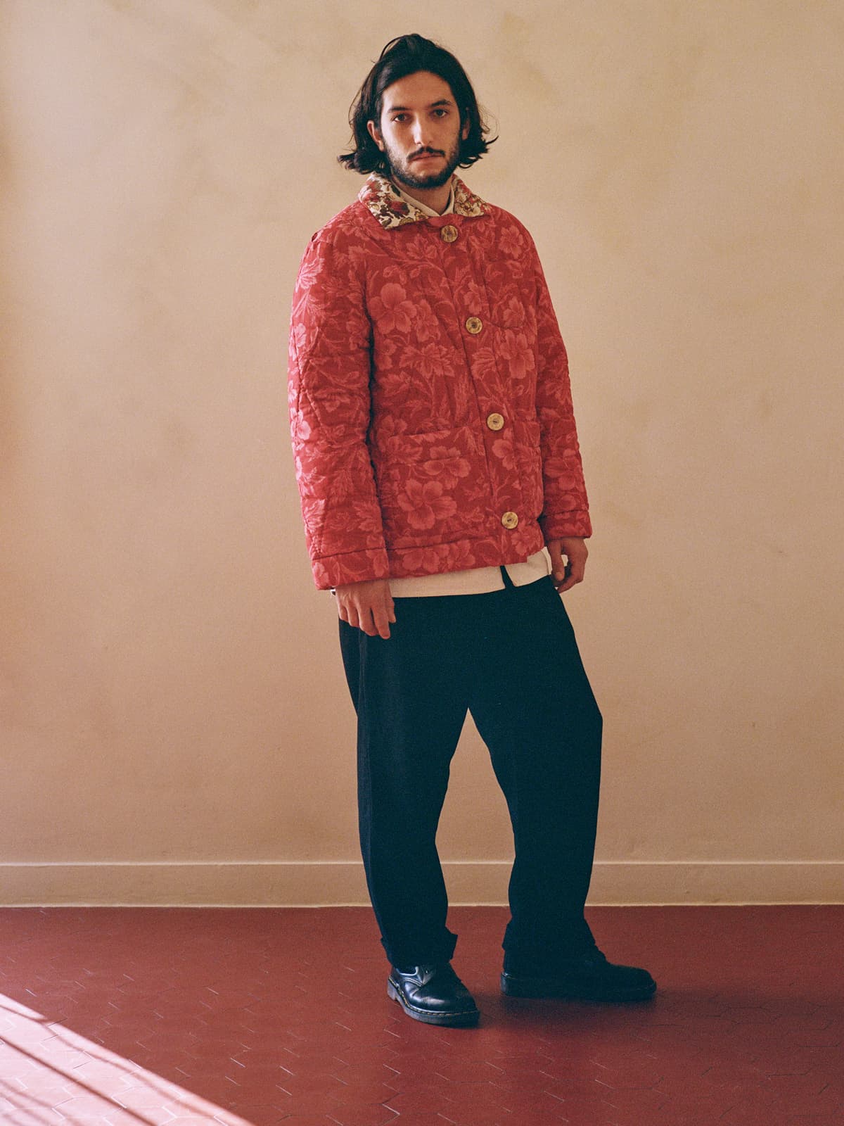 lush flowers quilt jacket - Provence - Provençal textiles